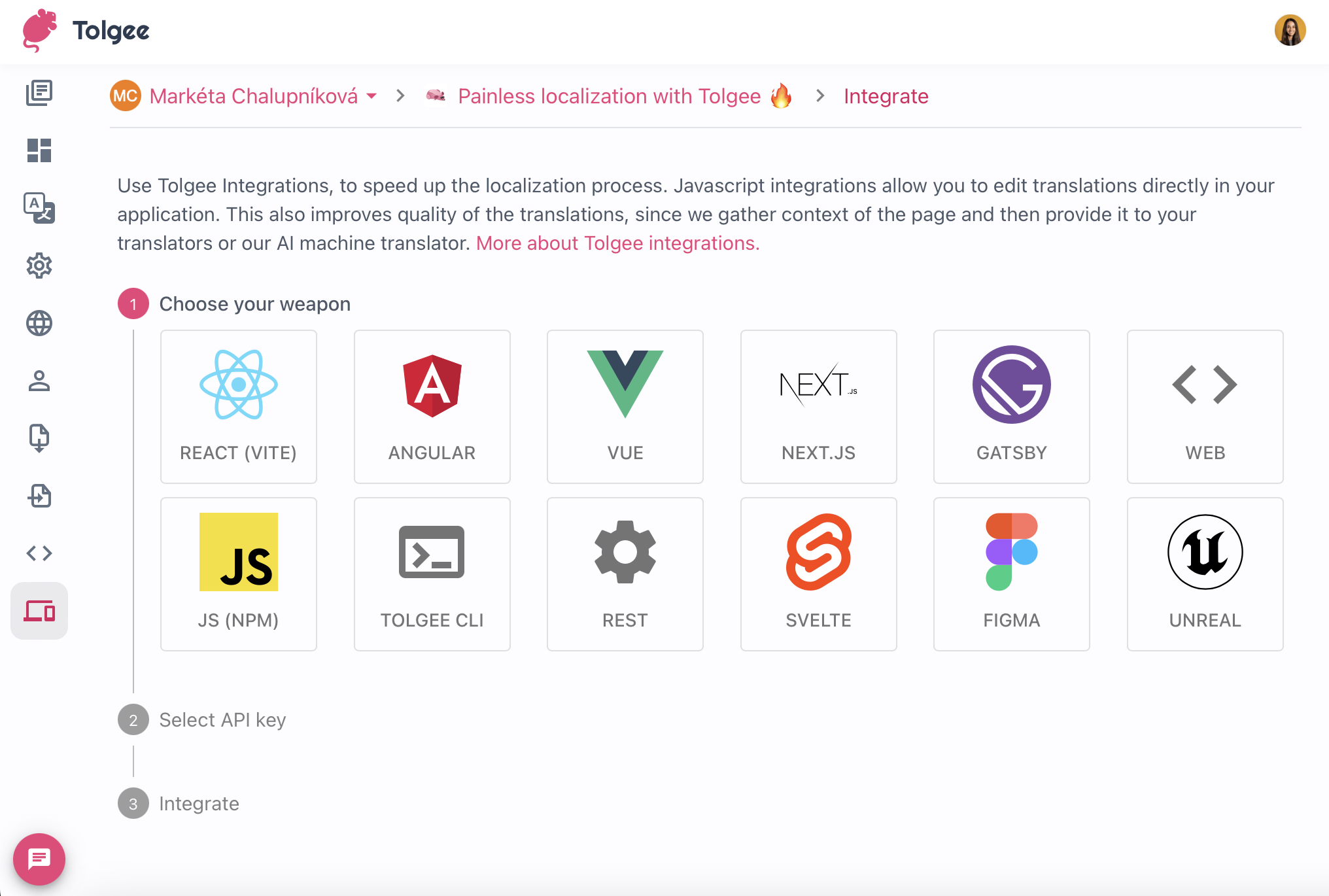 Tolgee Integrations